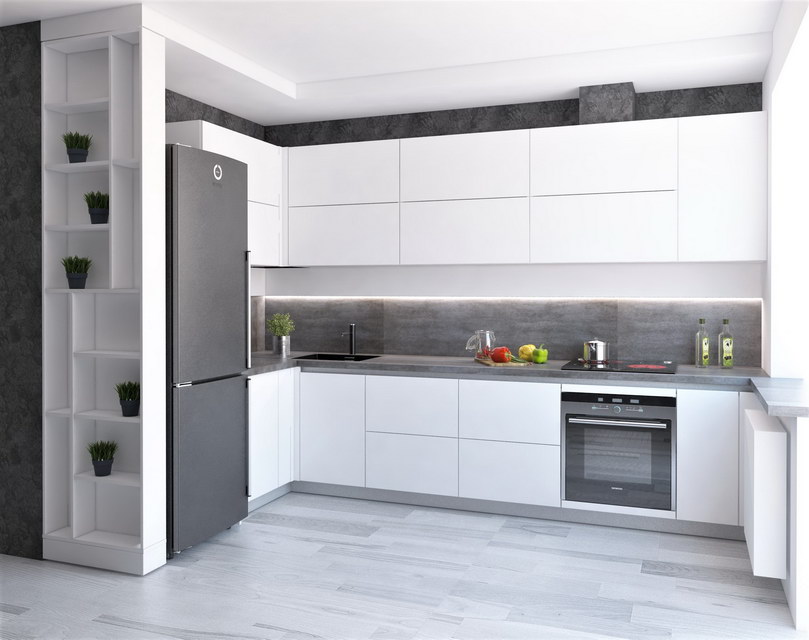 3D проект кухни